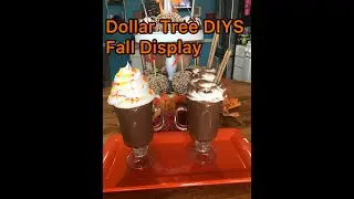 Осенние поделки из Dollar Tree | Давайте приготовим горячий шоколад | Имитация выпечки | шаг за ш...