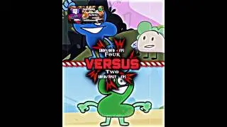 Four #vs Two || #bfdi #bfb #tpot #edit #shorts #meme #trending #fyp #battle #trendingshorts