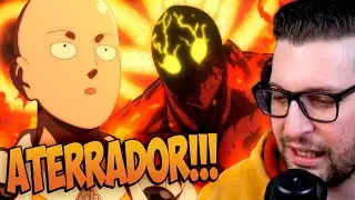 REACT ONE PUNCH MAN 36!!! O DESASTRE SAITAMA VS OROCHI!!! SEASON FINALE!!!