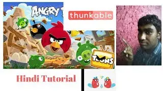 angry birds game in thunkable / app inventor with free aia file hindi tutorial