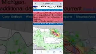 Moderate risk of severe weather