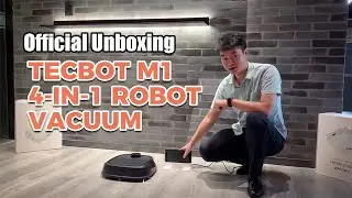 Official Unboxing TECBOT M1 4-in-1 Robot Vacuum