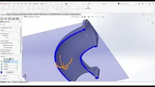 Curve Pipe Line Solidworks