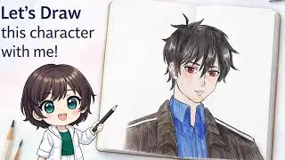Step by Step Anime Drawing | Wang ling  Inspired Art | The Daily life of immortal King #wangling 