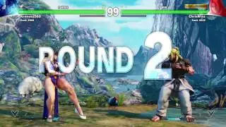 SFV Online: Kronos2560 (Chun-Li) vs Ken