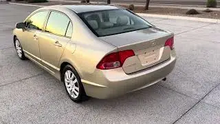 2008 Honda Civic LX 72K Miles Exterior Video