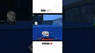 Knife ☠️🔪 #shorts #bgmi #bgmishorts #newupdate #knifeskills #trollface #pubgmobile #sageopgaming