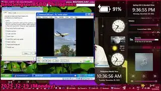 Bulgaria Air landing at Davao Airport has BSOD VM (Windows XP)