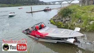 NZ1 Roger Preston. Gold Beach Test and Tune. 2024 World Championship Jet Boat Race