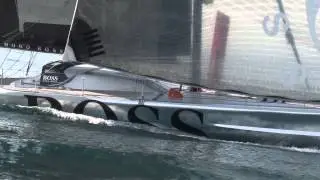 Alex Thomson TRANSATLANTIC WORLD RECORD
