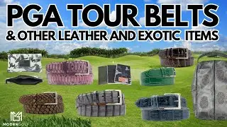 THE BEST PGA TOUR LEATHER AND EXOTIC BELTS
