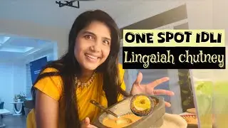 One Spot Idli | Trending Recipe Hyderabadi Street Style | Lingaiah Chutney | Canadian mom 🇨🇦 