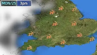 British Isles Heatwave - Forecast for June 24-29, 2018