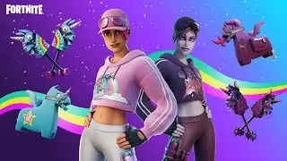 NEW - Fortnite - Britestorm Bomber Skin & Breezy Bashers Pickaxe - Showcase