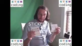 STEMcoding stickers now available!