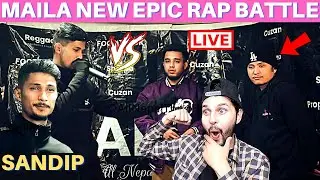 Reacting To G-BOB Best Challenger || Who Going To Final?! MAILA vs SANDIP || MOST INTENSE RAP BATTLE