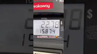 Gas Prices Just KEEP Going UP!!😂 #canada #gasprices #shorts