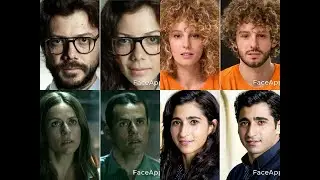Money heist characters funny gender change using FaceApp | Money heist - la casa de papel  | Part 1