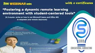 &ldquo;Fostering a dynamic remote learning environment with student-centered tools&rdquo; Webinar September 2020