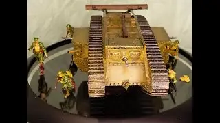 British WWI Tank Mk.IV Male, Scale 1/35, RC Conversion and Modification