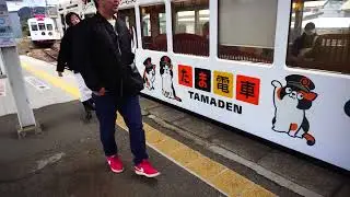💞可愛い💕猫の😺たま電車と🐕犬の電車🐕