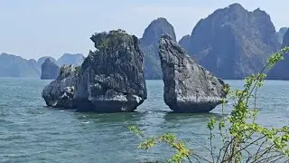 Fighting Cock Islet at Ha Long Bay, Vietnam