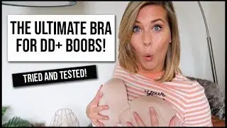 The ULTIMATE Bra for DD+ Boobs! | Wonderbra Ultimate Strapless Review Fuller Bust Fashion |xameliax