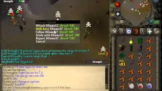 OldSchool Runescape Pking F2p Range 2h Tank epic k0 - Ken076