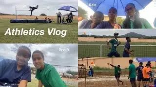 Athletics vlog ( school, rain , sports )🏋️‍♀️🌧️