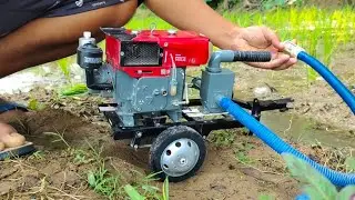 Miniatur diesel pompa air mini || waterpump 