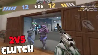 CLUTCHING an INSANE 2V5 in the LAST ROUND of this ELITE OPS RANKED GAME 🤩🔥