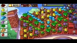 Plants vs zombies [Puzzle ] V shape Got Makes Roof Protected All The Time 