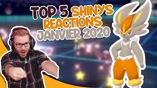 TOP 5 SHINY REACTIONS Janvier 2020 (Phirrux, GalinoTV, Newtiteuf...) - Pokémon EPEE / BOUCLIER