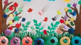 how to make spring season craft | spring craft ideas | art and craft