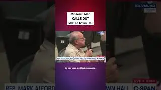 Missouri Man FED UP with Rep at Town Hall