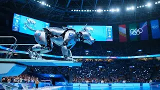 Epic Robotic Dog Diving Performance | Which Animal Dives BEST?