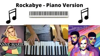 Rockabye Piano Cover - PianoCube (HD)