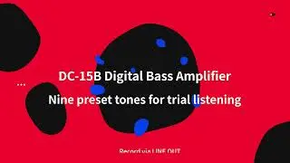 JOYO DC-15B 15W Digital Bass Practice Combo Amplifier - Tone Test