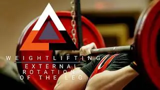 EXTERNAL ROTATION OF THE LEG ON THE SQUAT - TECHNIQUE - WEIGHTLIFTING