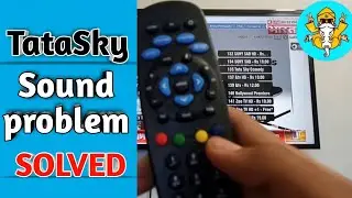 Tatasky voice not coming in setup box| tatasky voice error solved|Hindi|2020|Tatasky Tutorials