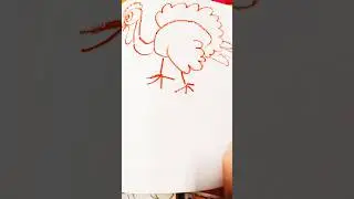 draw #turkey with me 😁🦃🦃🦃 #drawing #art #drawwithme #easydrawing #tutorial #howtodraw #thanksgiving