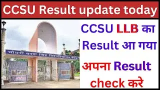 ccsu llb 4th semester result 2022 | ccsu llb result 2022 | llb result 2022 ccsu