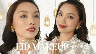 Fresh and Simple EID MAKEUP 2025 with Local Product  | MAKEUP LEBARAN step by step.