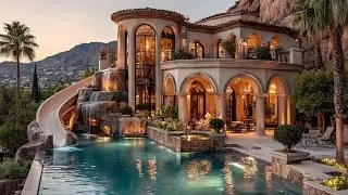 Villa de Luxe Méditerranéenne avec Piscine à Débordement & Vue Montagne I Visite Complète