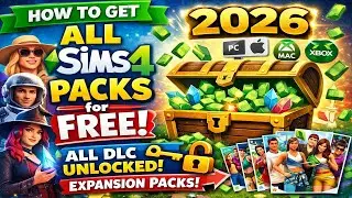 How to Get All Sims 4 Packs for Free | Sims 4 All DLC Unlocked & Expansion Packs (PC,MAC,XBOX) 2026