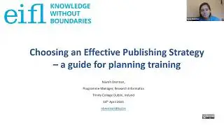 Increasing visibility of your research output through the use of Open Access platforms