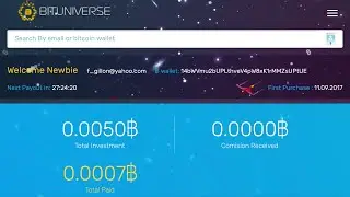 BitUniverse.io SCAM!!! - Day 4 - 1st Auto Withdraw