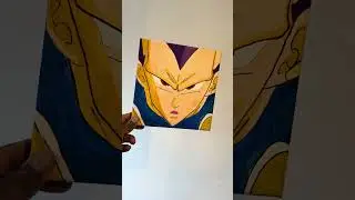 Vegeta Ego #anime #animeart #animepainting #canvaspainting #arcylicpainting #painting