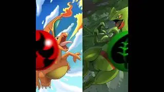🔥 Fire type vs 🌿 Grass type #pokemon #trending #shorts