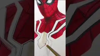 Spider man panting 🤩 || Amazing panting || #infinityart #short #shorts